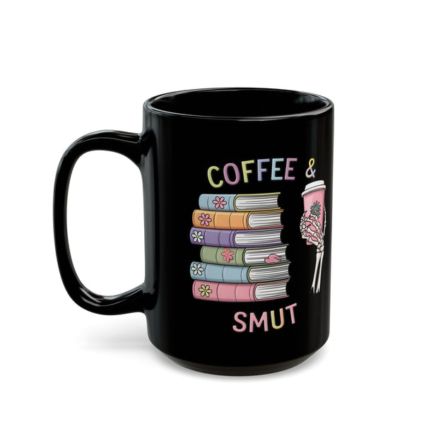Coffee & Smut Ceramic Black Mug