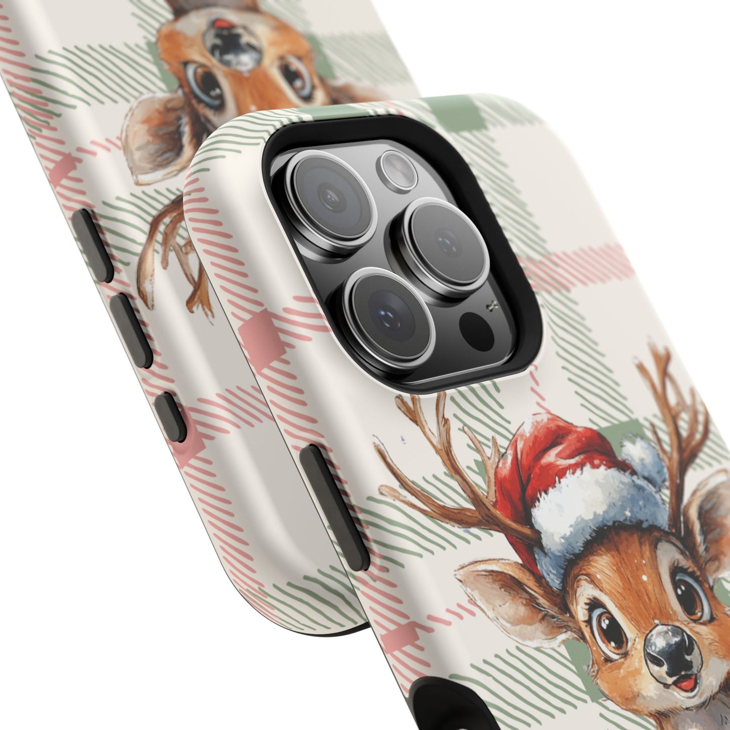 Festive Reindeer MagSafe Christmas iPhone Case