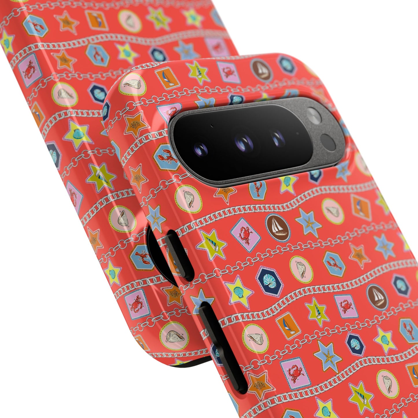 Colorful Summer Icon Patterned Phone Case - iPhone, Pixel, and Samsung Galaxy