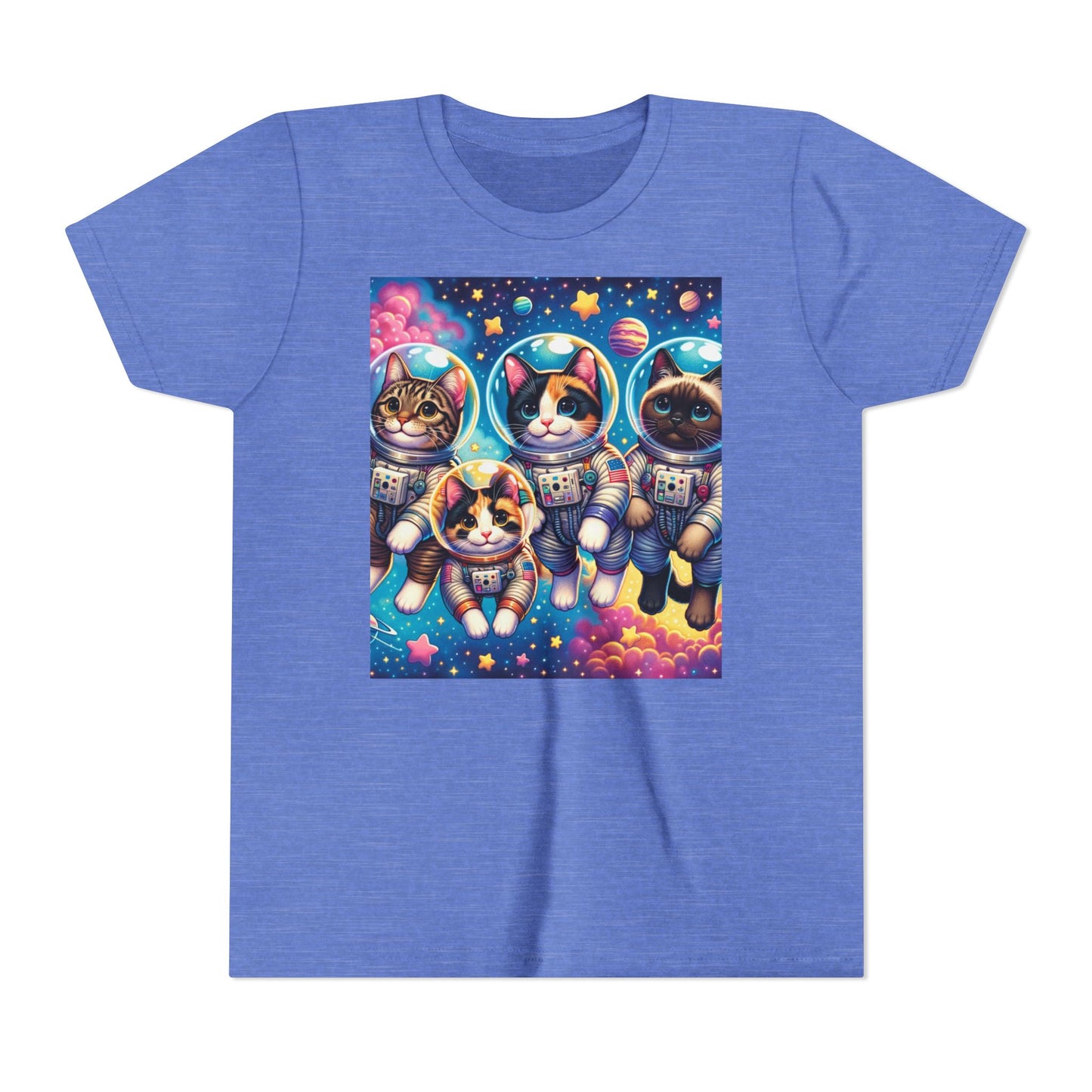 Kids Cats In Space TShirt Kids Graphic Tee