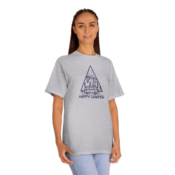 Mens Happy Camper TShirt Classic Mens Camping Tee