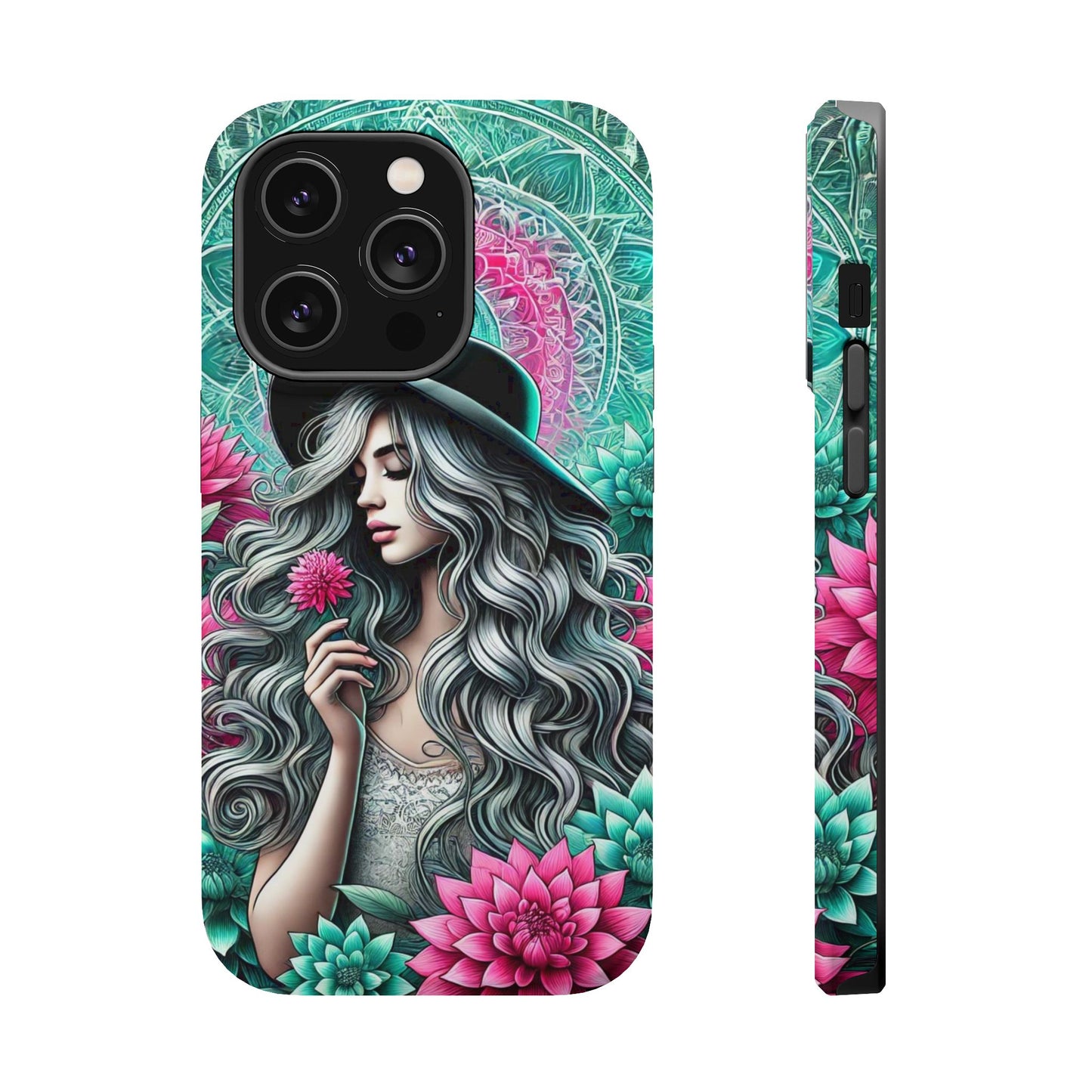 Boho Chic Floral MagSafe iPhone Case