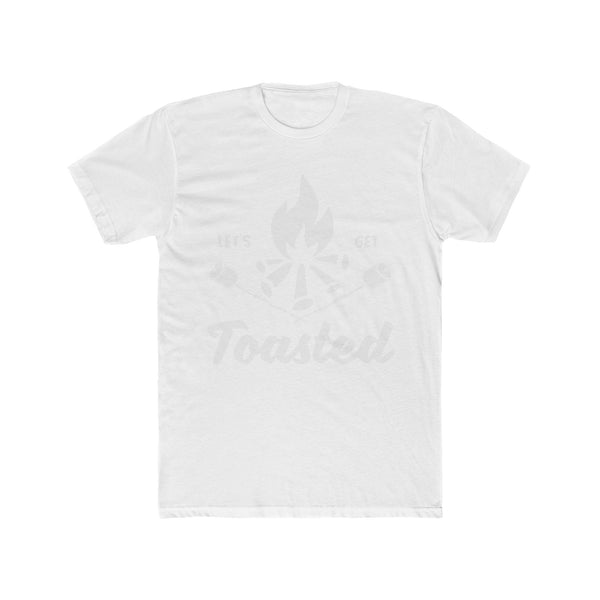 Men's Shirt - Lets Get Toasted Shirt, S'Mores Shirt, Outdoorsman