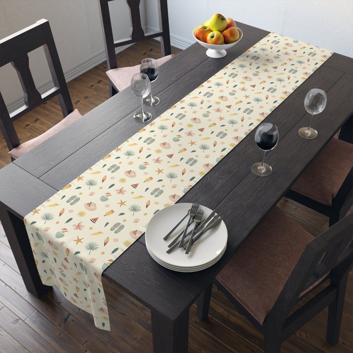 Flip Flop & Seashell Table Runner
