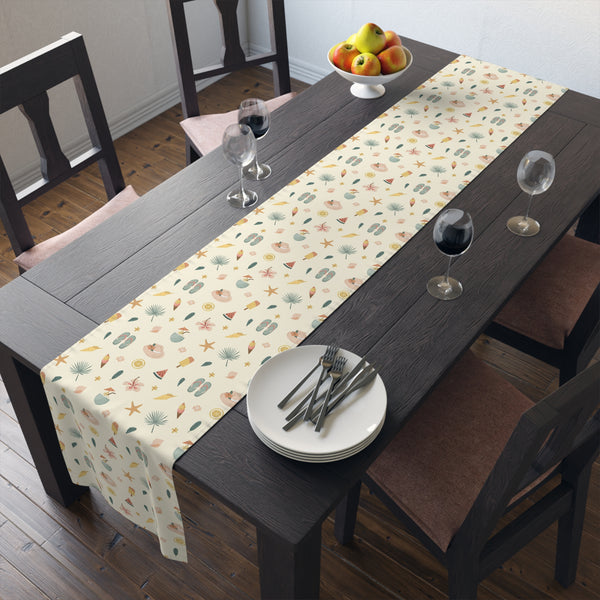 Flip Flop & Seashell Table Runner