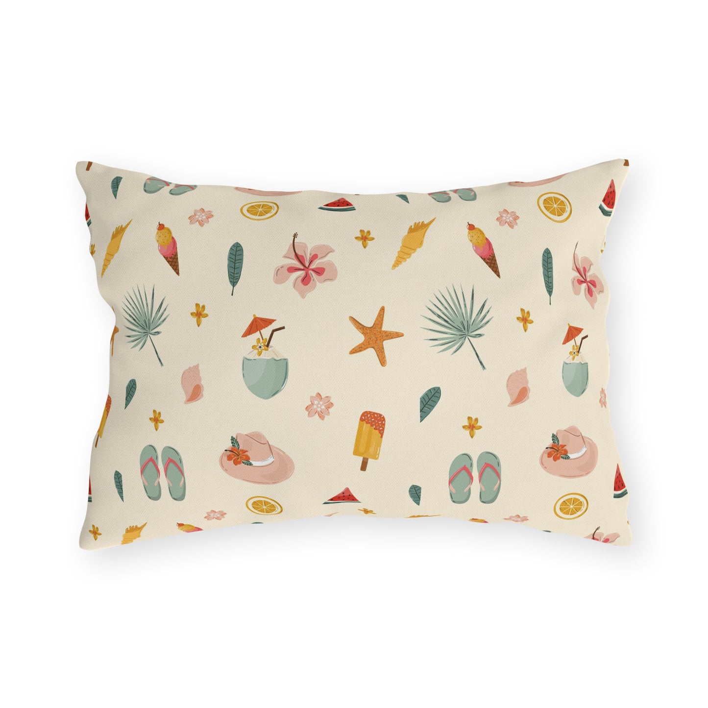 Summer Themed - Outdoor Throw Pillow