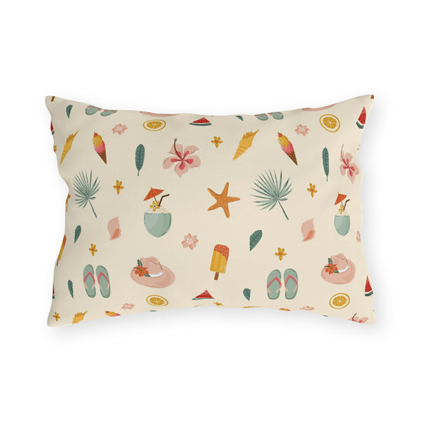 Summer Fun Patterned Outdoor Pillow