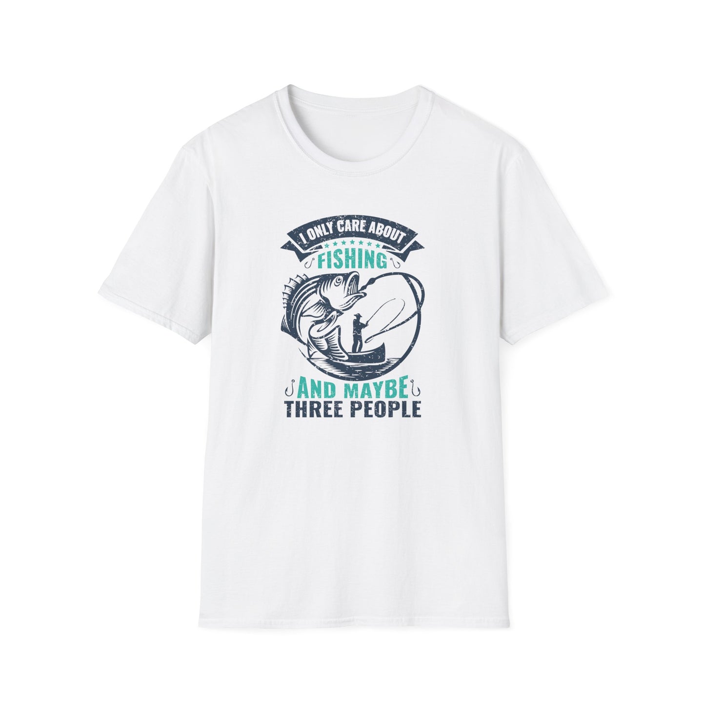 I Like Fishing and 3 People - Classic T-Shirt