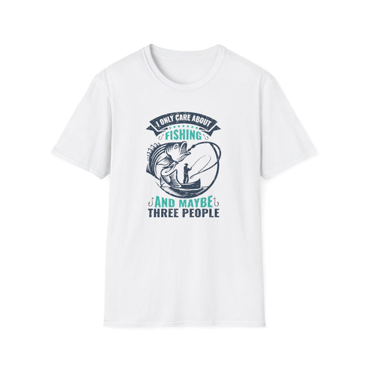 I Like Fishing and 3 People - Classic T-Shirt