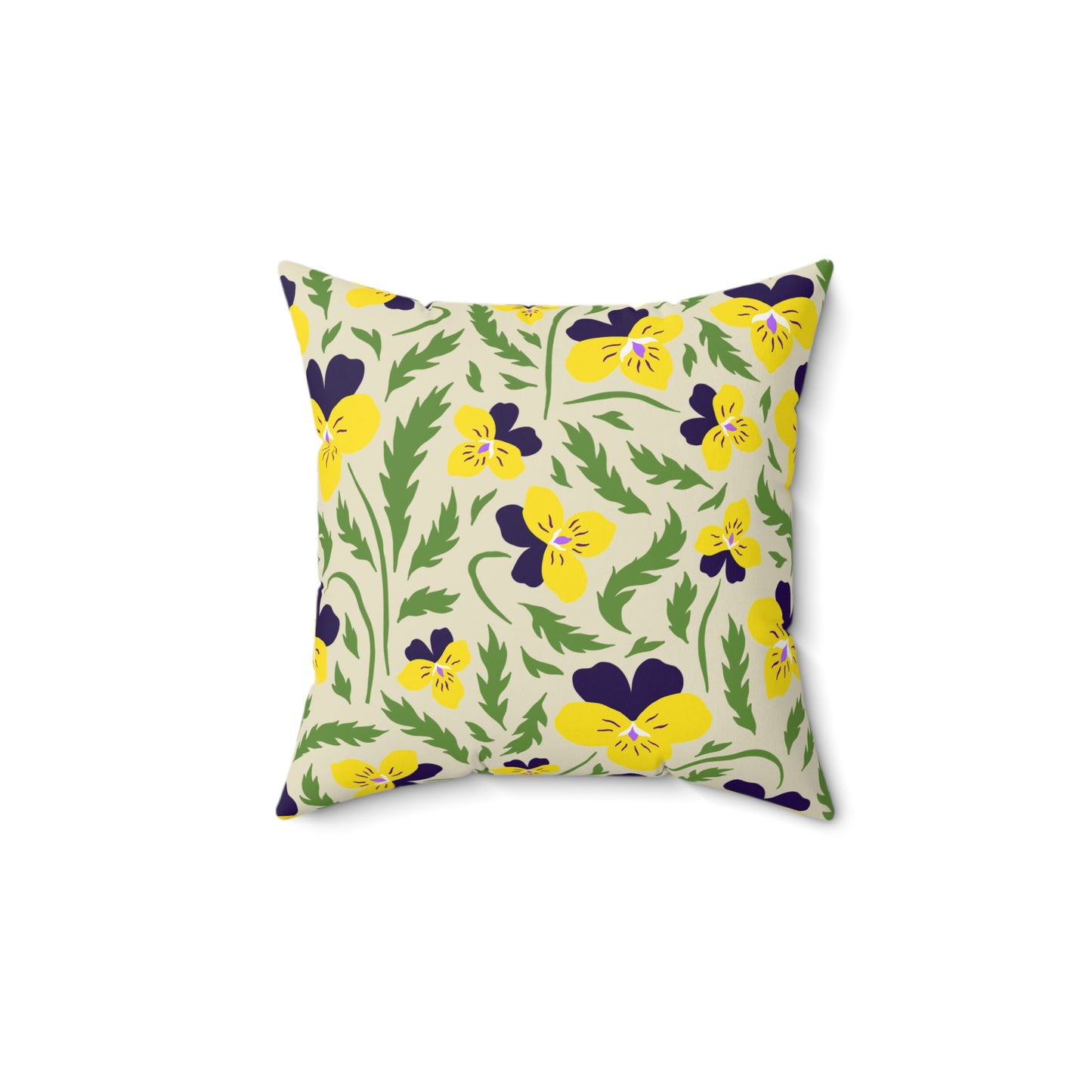 Violet Pansy - Indoor Throw Pillow