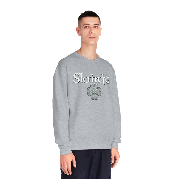 Slainte in Clovers Womens Unisex NuBlend® Crewneck Sweatshirt