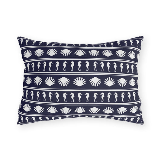 Nautical Outdoor Pillows - Coastal Decor for Patios, Beach Houses, and Relaxing Spaces