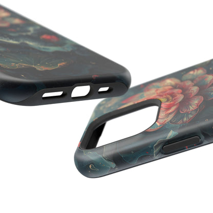 Elegant Lotus Blossom Artistic MagSafe iPhone Case