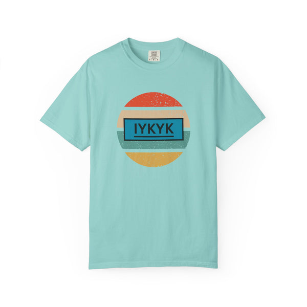 IYKYK Vintage Style Tee with Retro Rainbow
