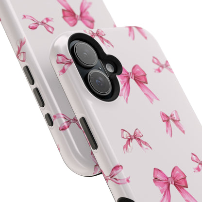 Coquette Pink Bow MagSafe iPhone Case