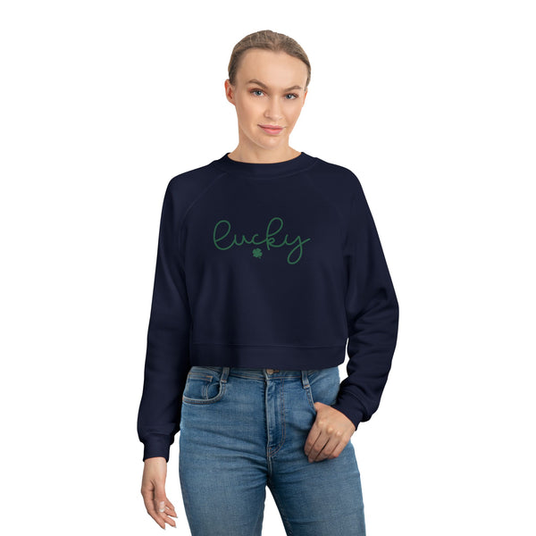 Lucky Women’s Cropped Fleece Pullover