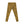 Front view of casual leggings featuring a bold tiger stripe pattern with black wavy stripes on a vibrant orange background. The fabric has a smooth, silky texture.