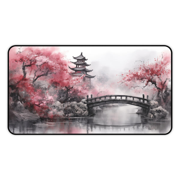 Japanese Garden Inspired Desk Mat