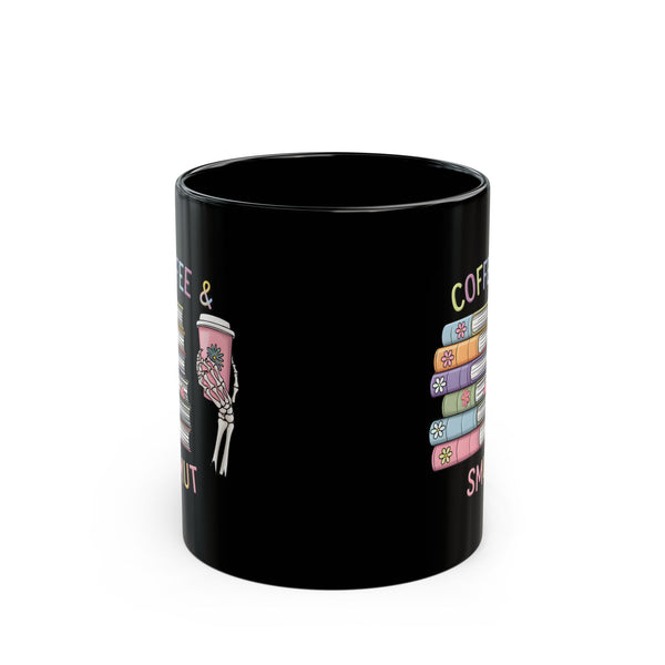 Coffee & Smut Ceramic Black Mug