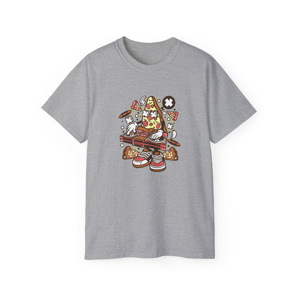 DJ Pizza T-Shirt - Fun & Comfy Unisex Tee for Foodies and Music Lovers