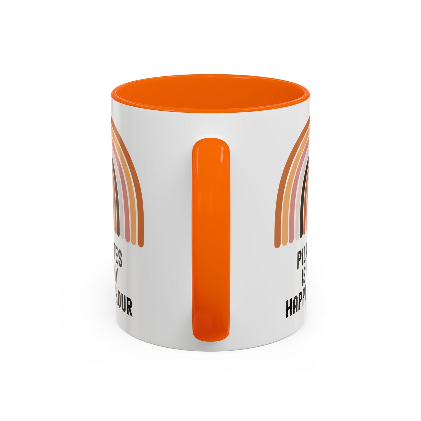 Pilates Is My Happy Hour Funny Coffee Mug Gift for Pilates Lover Women Workout Cup Mothers Day