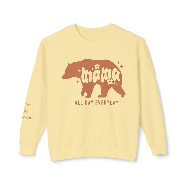 Mama Bear - Lightweight Crewneck Sweatshirt