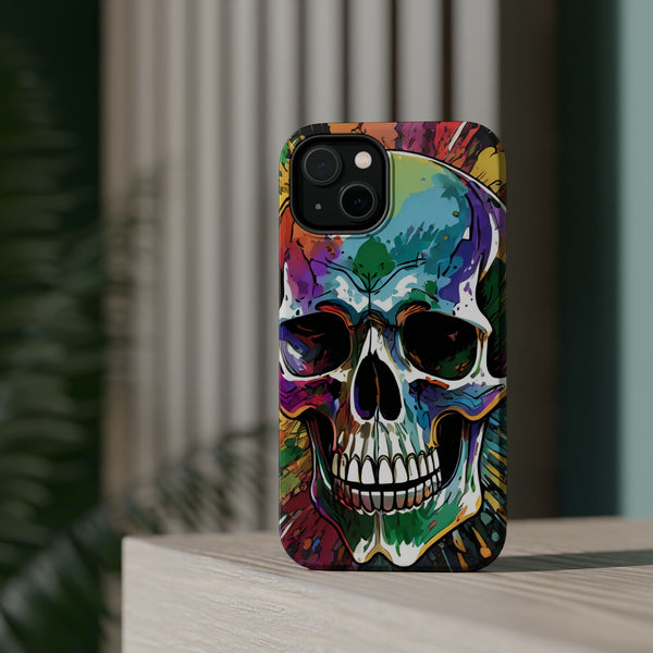 Graffit Skull Magnetic Tough Case for iPhone