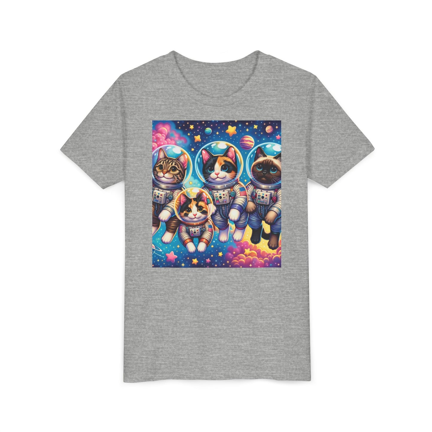 Kids Cats In Space TShirt Kids Graphic Tee