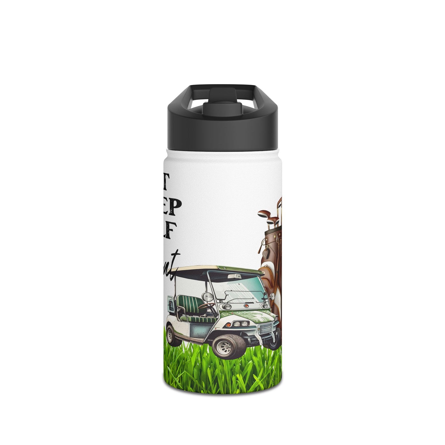 Eat Sleep Golf Repeat - Stainless Steel Water Bottle