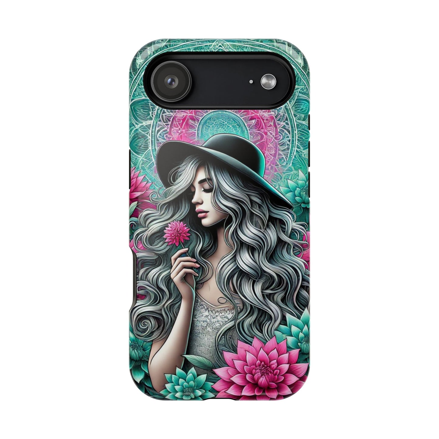 Boho Chic Floral MagSafe iPhone Case