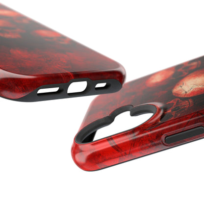 Red Skulls MagSafe iPhone Case