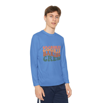 Kids Long Sleeve Grandma Cookie Baking Crew