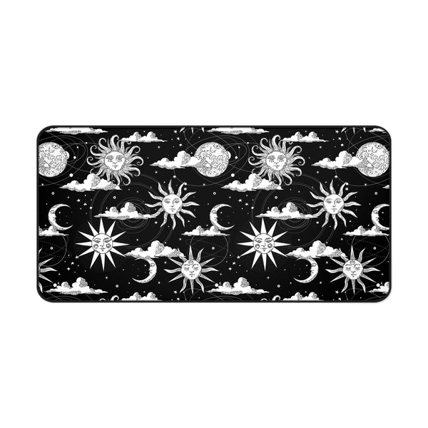 Celestial Sun and Moon Desk Mat