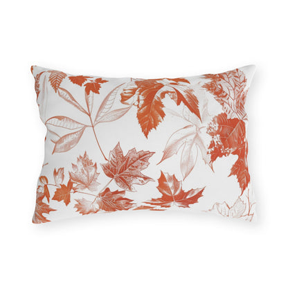 Autumn Leaf Outdoor Pillows, Decorative Garden Cushion, Fall Home Decor, Patio Accessories, Cozy Outdoor Throw Pillows