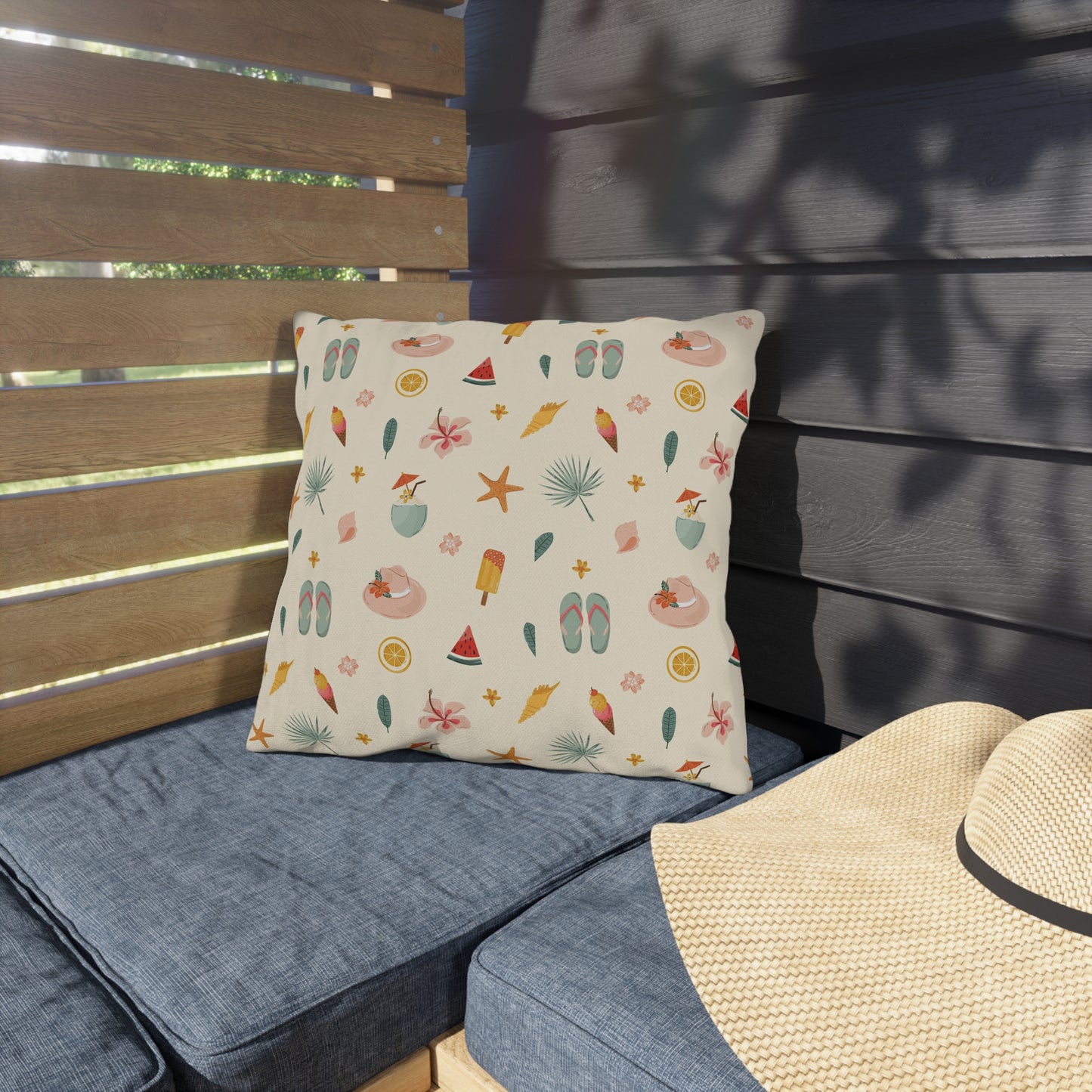 Summer Themed - Outdoor Throw Pillow