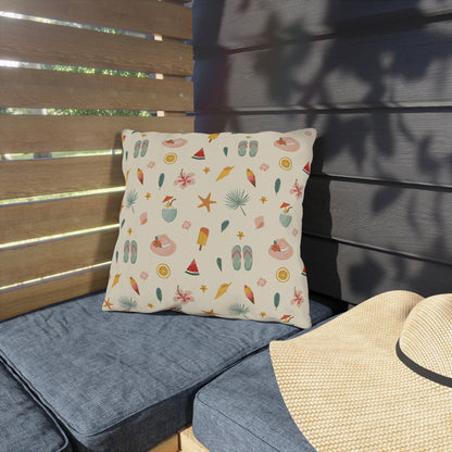 Summer Themed - Outdoor Throw Pillow
