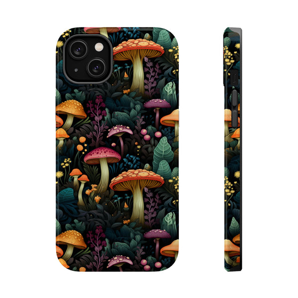 Mushroom Forest Magnetic Tough iPhone Case - Enchanting, Durable, and Unique