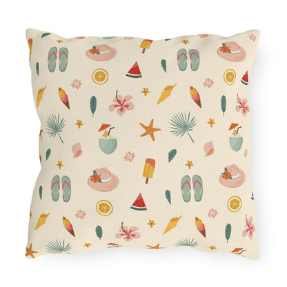 Summer Themed - Outdoor Throw Pillow