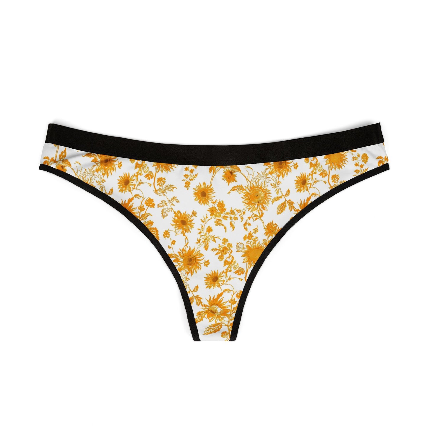 Sunflower Toile Women's Thong