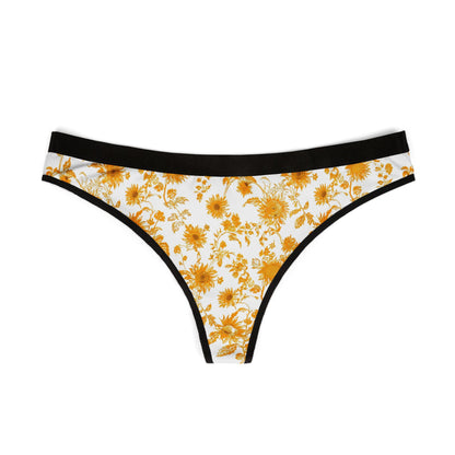 Sunflower Toile Women's Thong