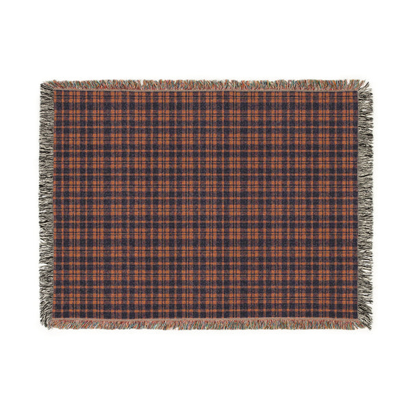 Cozy Woven Blanket, Warm Throw for Home, Modern Plaid Design, Perfect for Fall, Gift for Housewarming, Relaxation Accessory