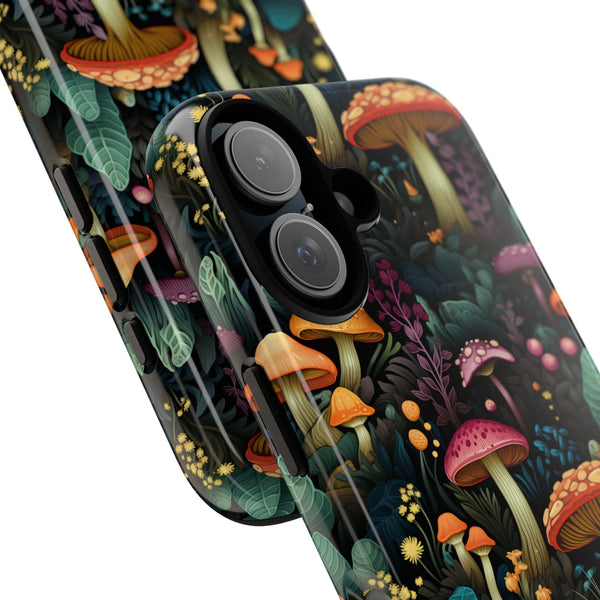 Mushroom Forest Colorful Fungi Phone Case