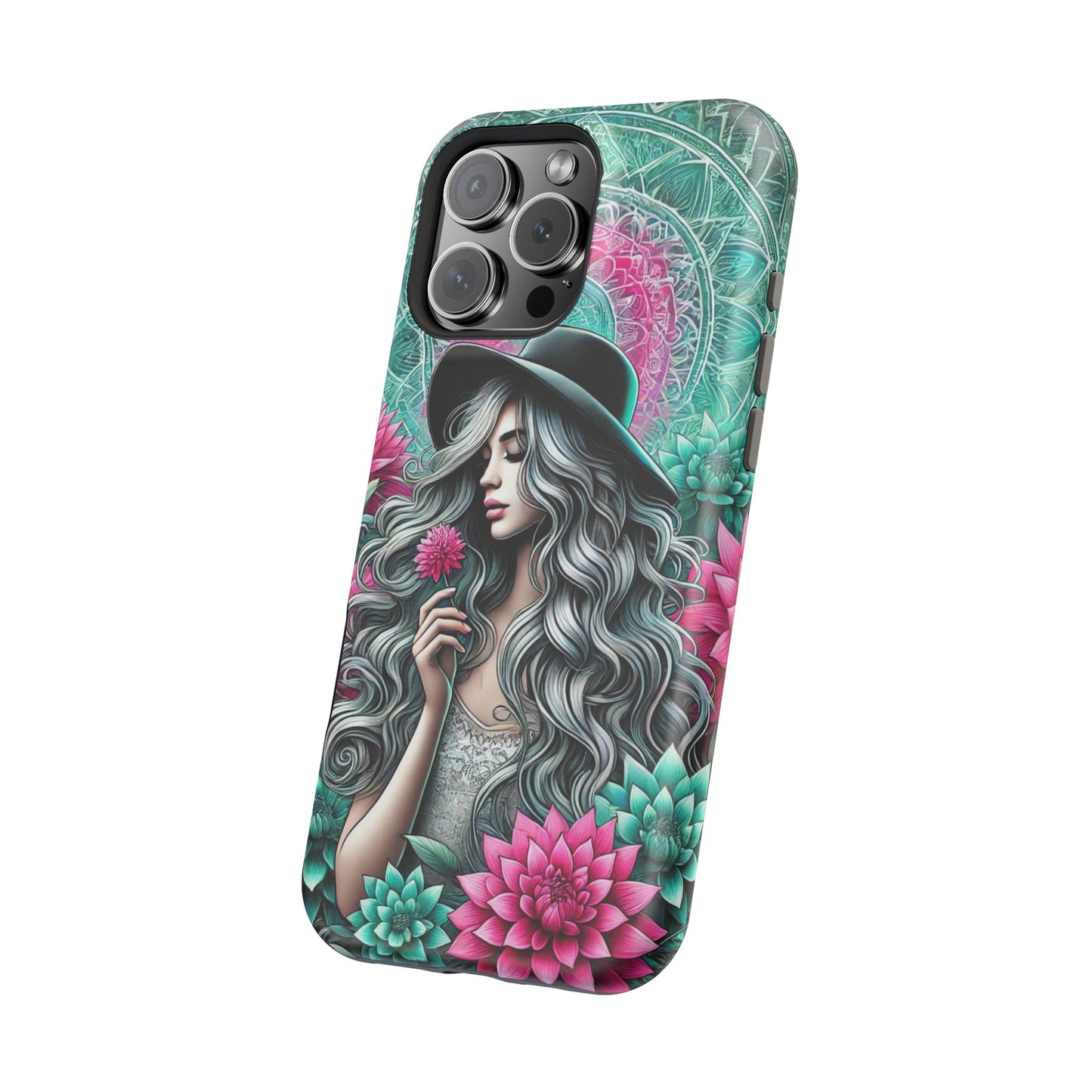 Boho Chic Floral MagSafe iPhone Case