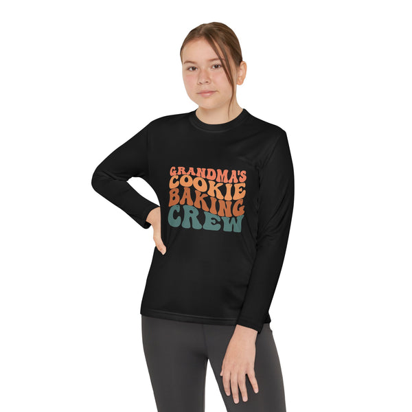 Kids Long Sleeve Grandma Cookie Baking Crew