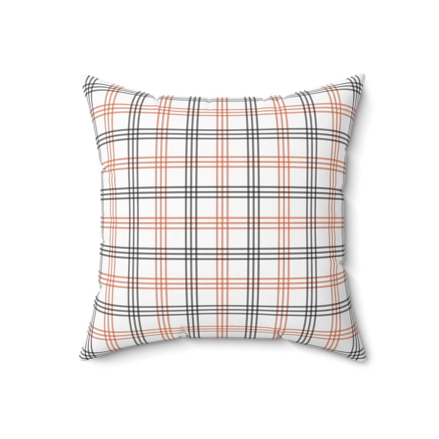 Cutest Pumpkin in the Patch - Indoor Throw Pillow – Double-Sided Fall Pillow with Plaid Bow Design