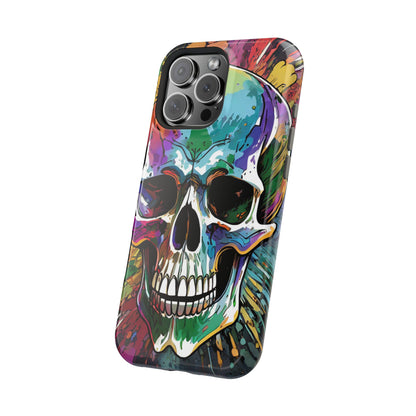 Graffiti Skull - MagSafe iPhone Tough Case