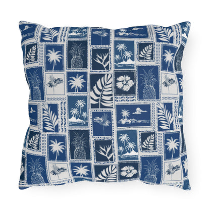 Palm Trees & Pineapples Tropical - Outdoor Pillow