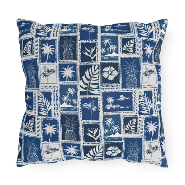 Palm Trees & Pineapples Tropical - Outdoor Pillow