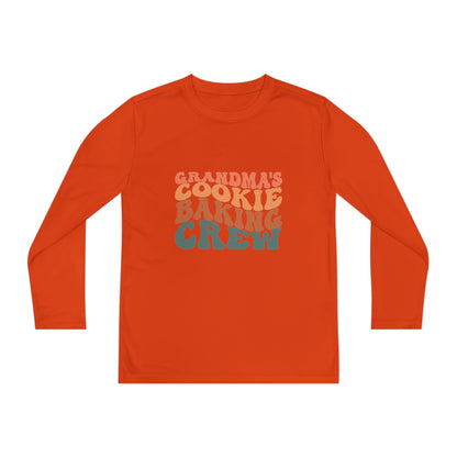 Kids Long Sleeve Grandma Cookie Baking Crew