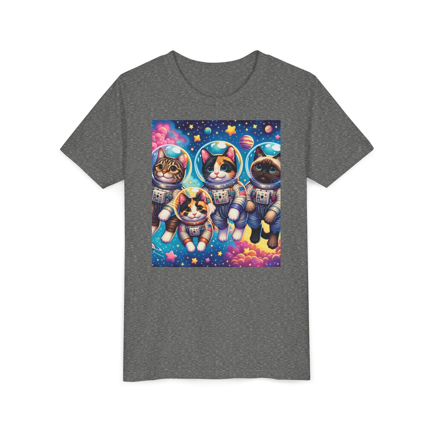 Kids Cats In Space TShirt Kids Graphic Tee